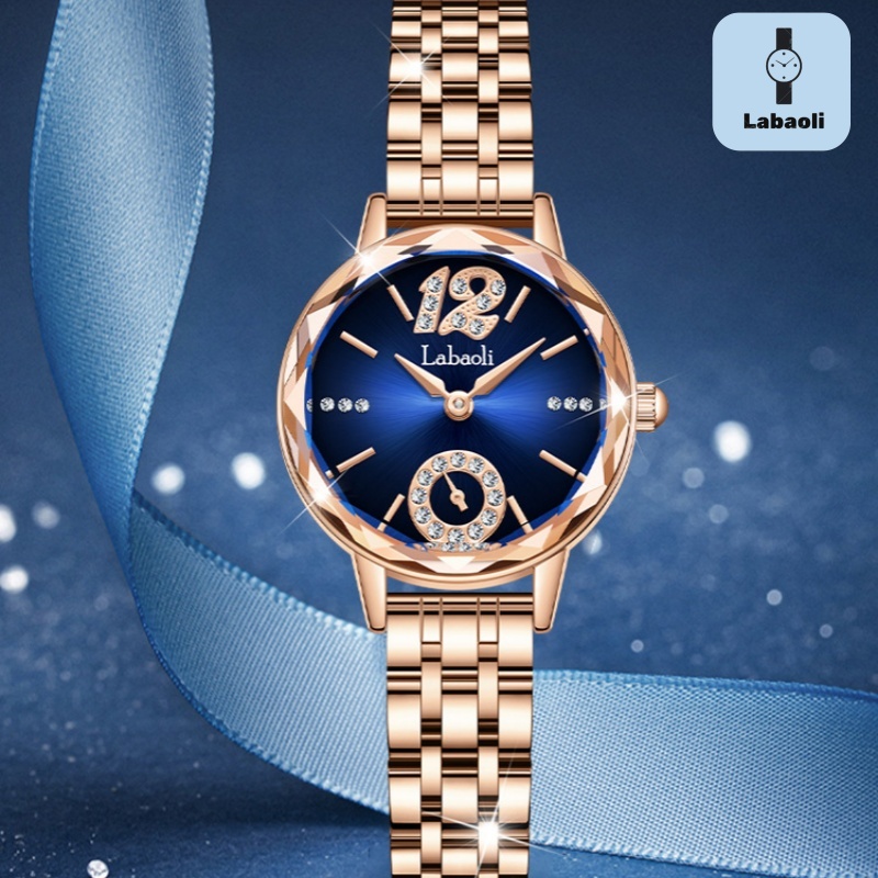 Fashion tren baja band berlian wanita jam tangan Labaoli