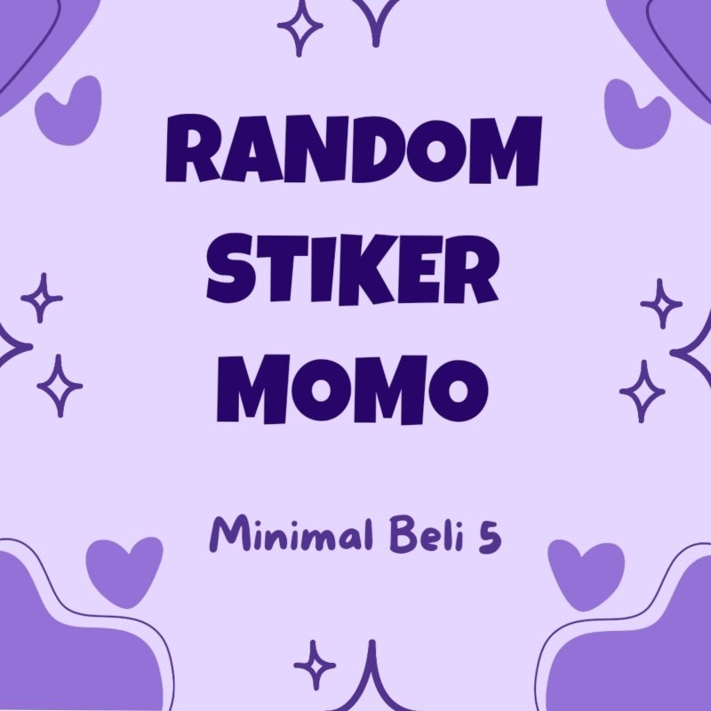 

Random stiker momo *wajib baca desc* minimal beli 5