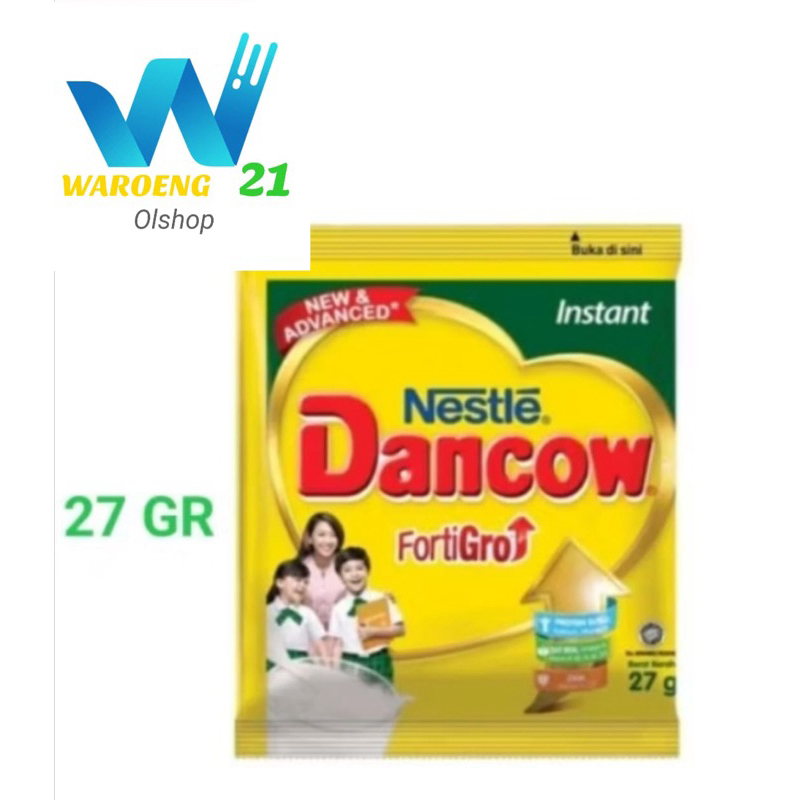 

1 RENCENG DANCOW SACHET PUTIH atau COKELAT 27 gr x 10 pcs