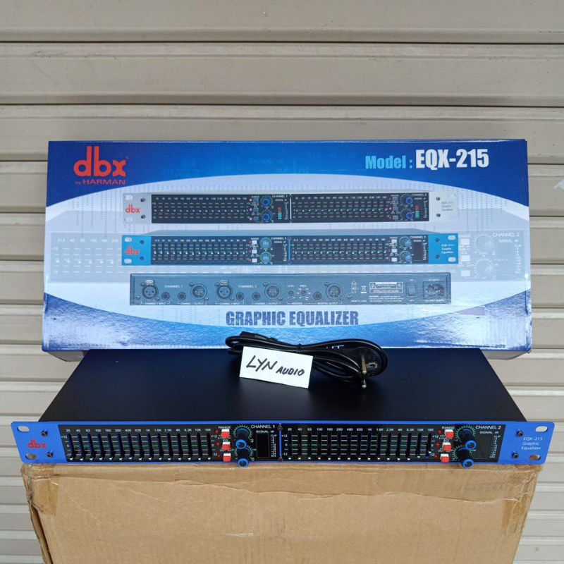 EQUALIZER DBX EQX215 STEREO OUTPUT SUBWOOFER EQX 215 SUB