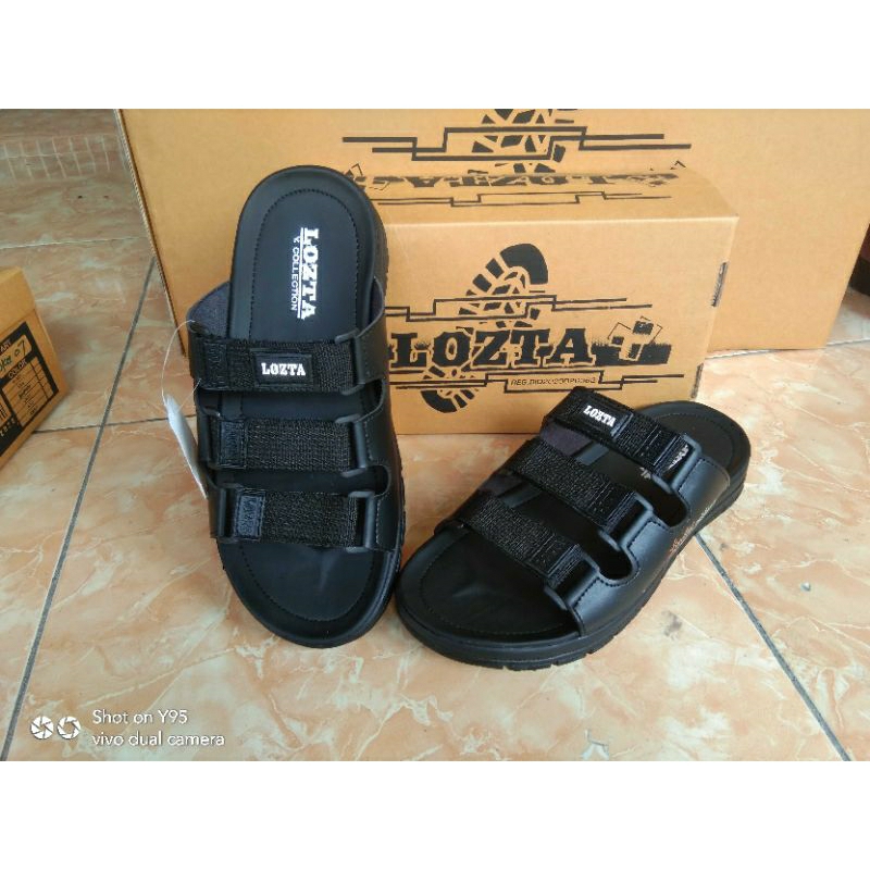 PROMO Sandal gunung lozta/sandal kulit pria/sandal casual lozta