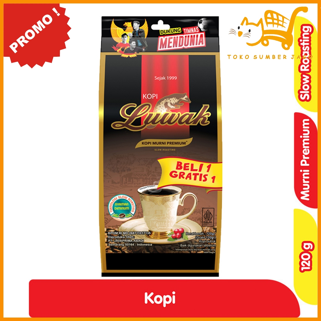 

Luwak Kopi Murni Premium 2 x 120gr