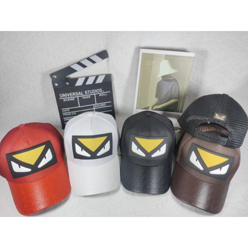 GROSIR TOPI BISBOL FENDI JARING MATA KUNING