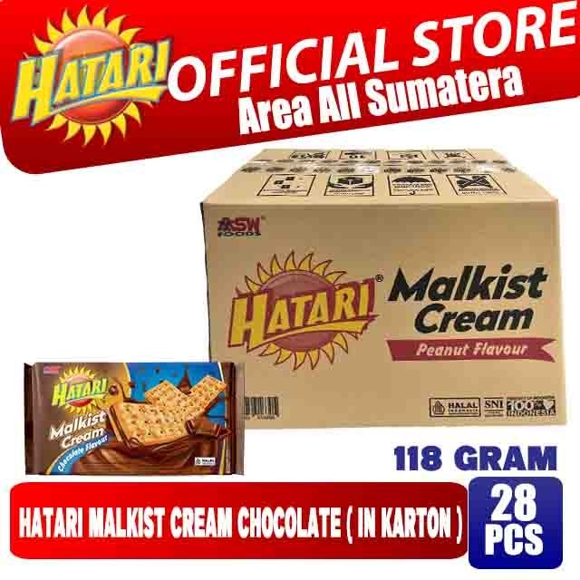 

Hatari Malkist Cream Chocolate 118 Gram ( 28 Pcs ) - Karton