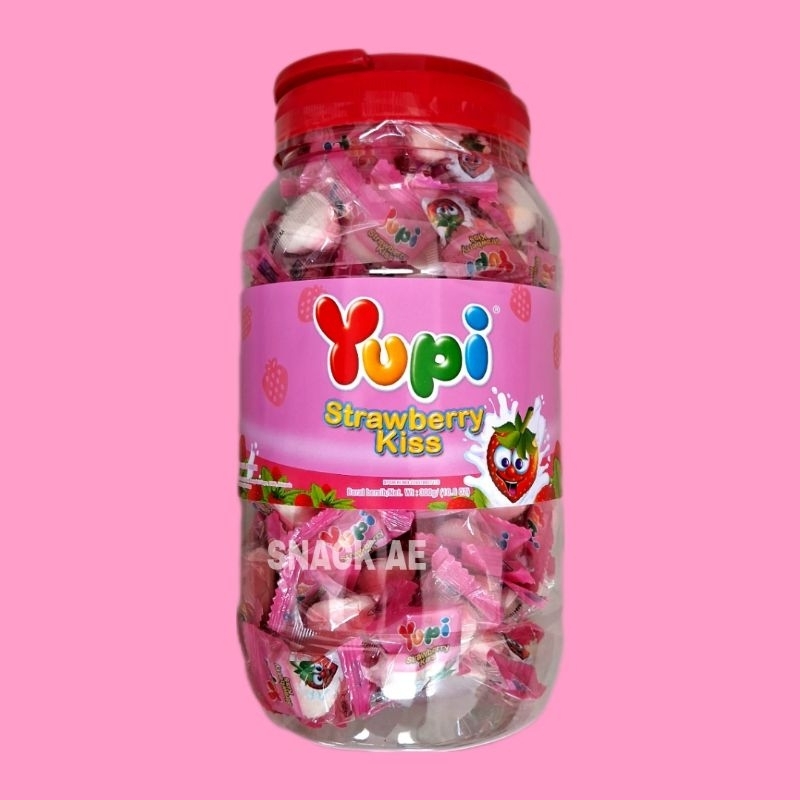

Yupi Strawberry Kiss isi 125pcs - Netto 300gr