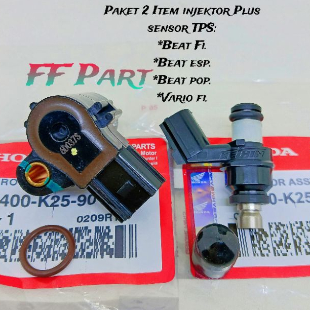 SENSOR TPS PLUS INJEKTOR K25 BEAT FI / BEAT ESP 2015 - 2019 / BEAT POP / BEAT STREET / VARIO FI 110.