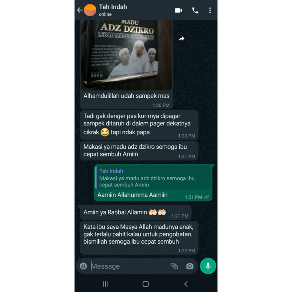 

NG Madu Adz Dzikro Herbal Hitam Pahit Orinal Asli 100% gr Kemasan Baru
