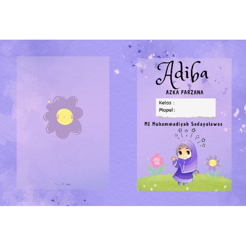 

sampul buku muslimah ungu