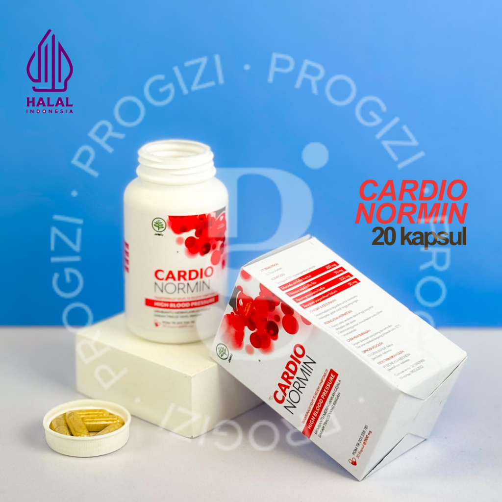 PROGIZI Cardionormin Herbal Hipertensi Original 20 Kapsul