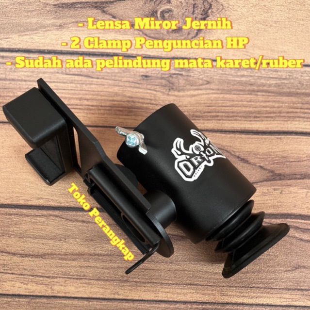 Monting Kamera HP Dobel Holder - Moncam Samping