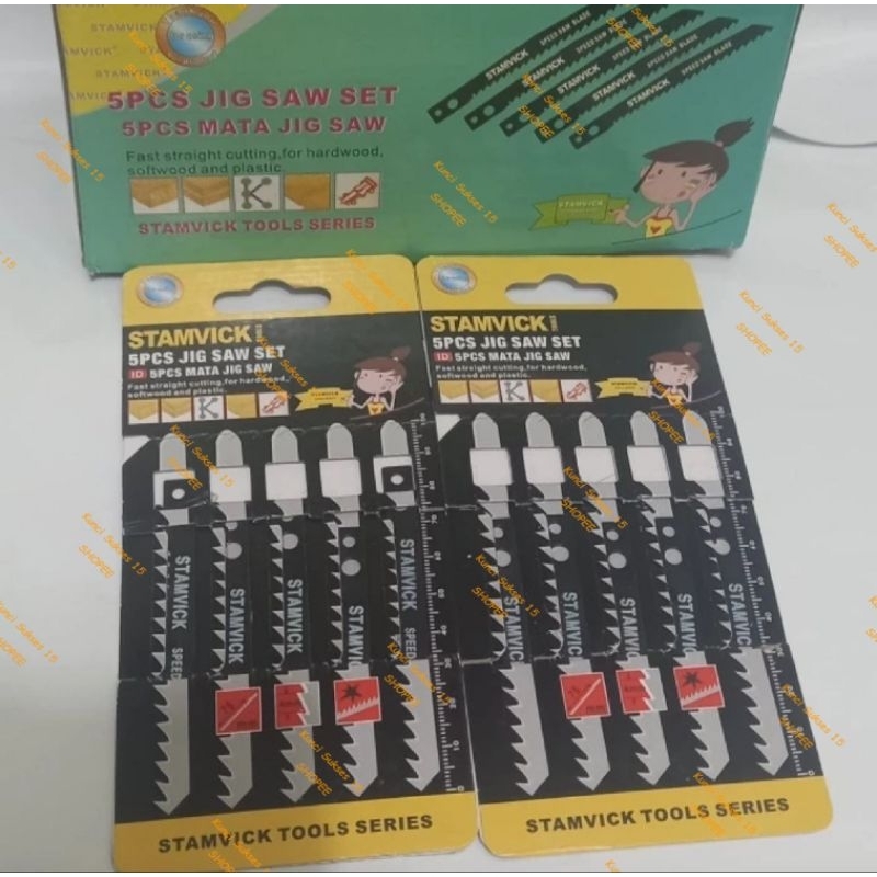 Mata Jigsaw STAMVICK / Mata Gergaji Jigsaw / Mata Gergaji Kayu Triplex