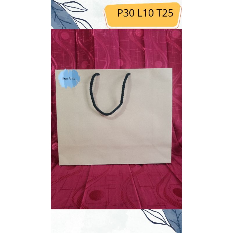 

Paperbag Kraft Polos Cokelat