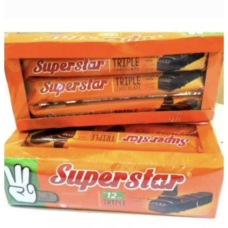 

superstar wafer coklat 12pcs