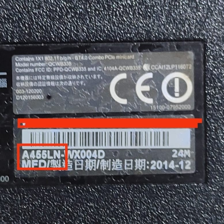 Motherboard MOBO ASUS A455LN X455LD rev 2.2 Core i5 GeForce 2Gb