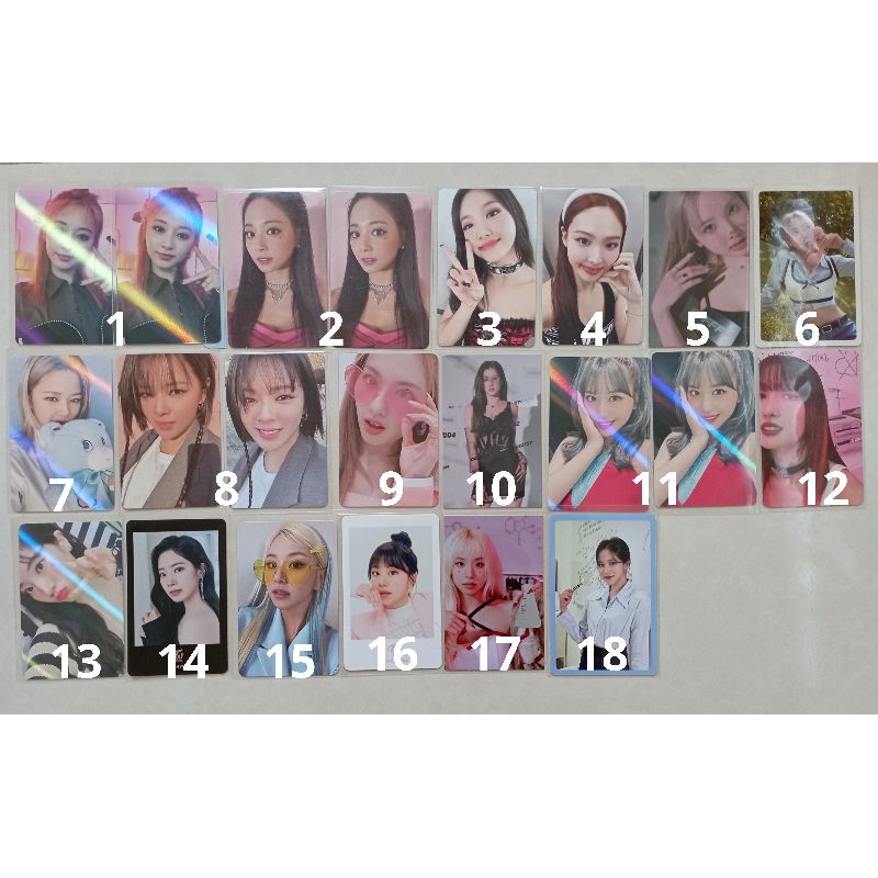 TWICE OFFICIAL PHOTOCARD
