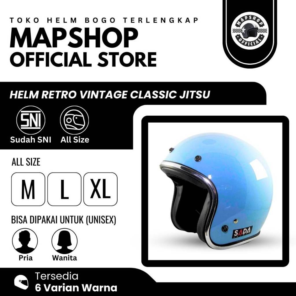 Helm Helem Hlem Retro Vintage Classic Klasik Carglos Cargloss Polos Ghotic Premium Rider Riders Rema