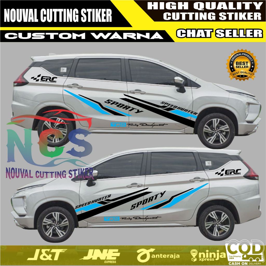 NEW Stiker Mobil Xpander Striping Sticker Mobil Mitsubishi Xpander