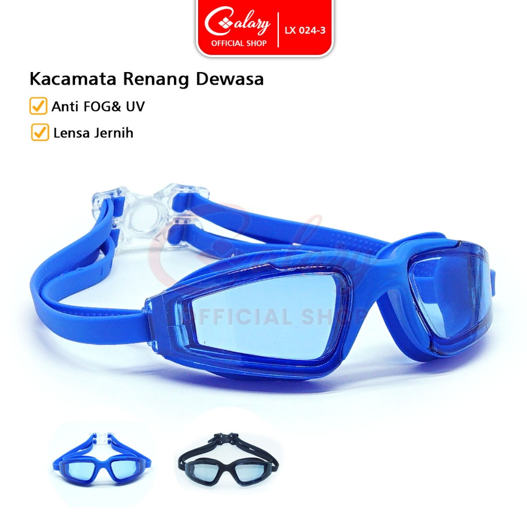 CALARY Kacamata Renang Anak Dewasa Swimming Goggles Antifog 017-2000