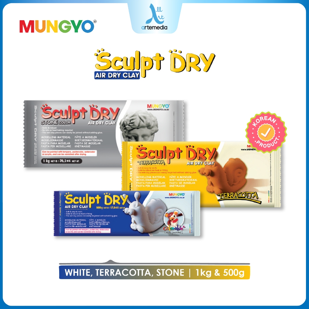 

Mungyo Sculpt Dry Air Clay Modeling Material