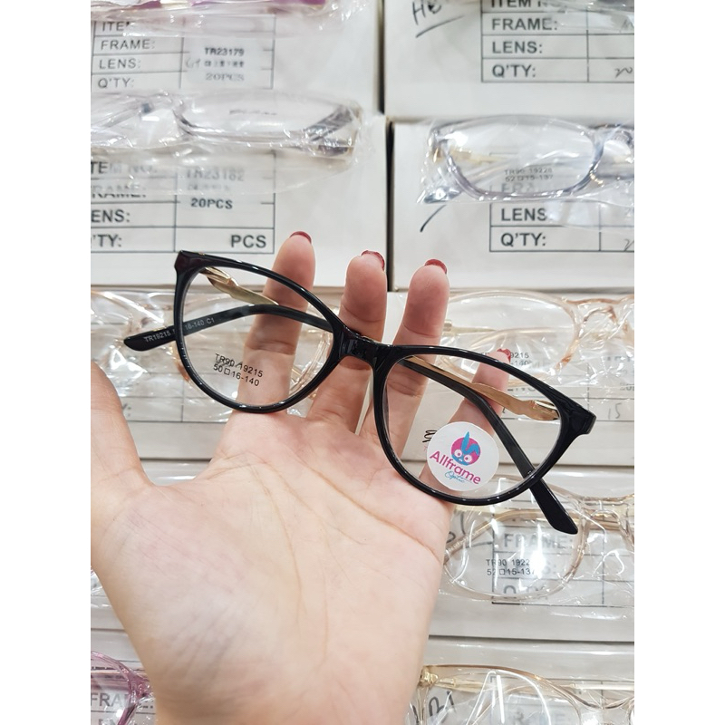 KACAMATA WANITA ANTI RADIASI KODE 19215 OVAL CAKEP RINGAN