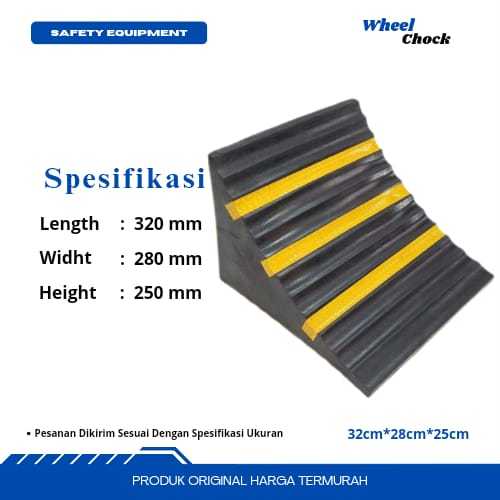 Wheel Chock Jumbo Wheel Chock Truk Anti Selip 40 Ton baru