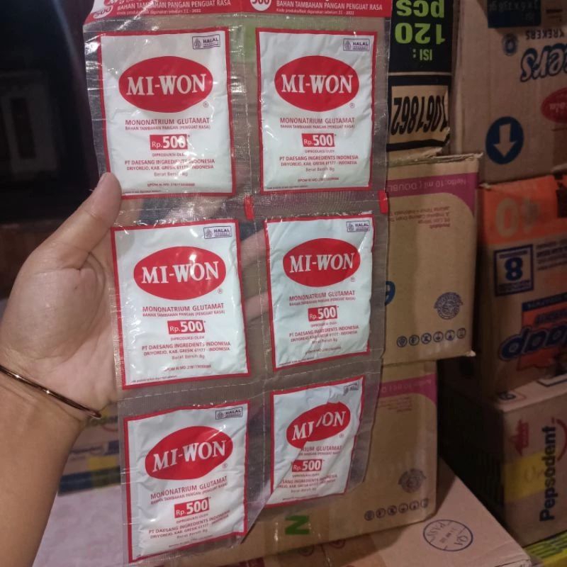 

Miwon Penyedap Rasa 8 gr 1 renceng isi 6 sachet
