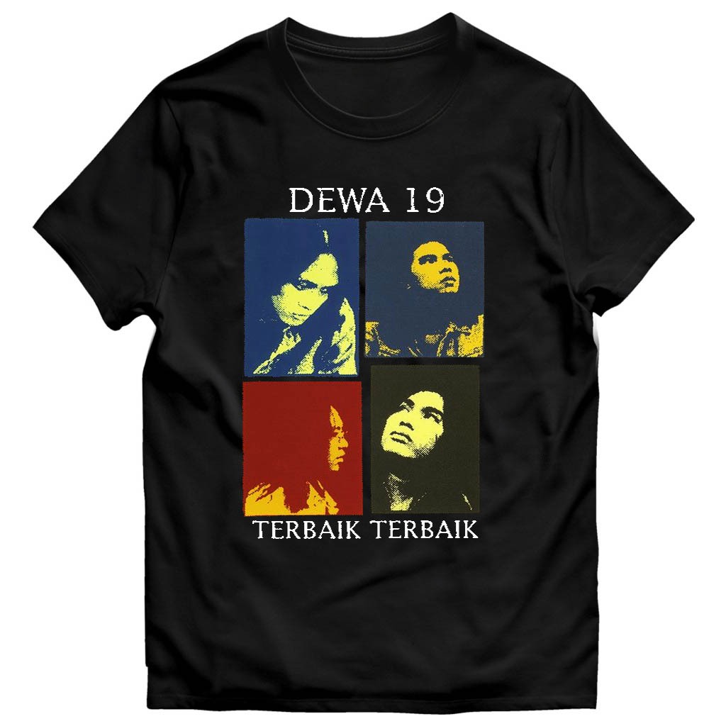 T-shirt Baju Kaos Band distro dewasa cowok cewek sablon DEWA 19 fit nyaman bandung
