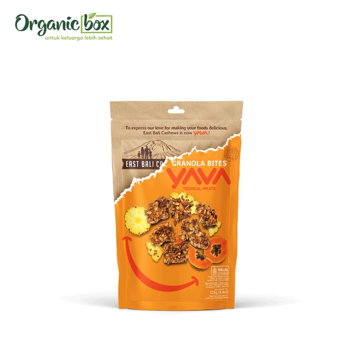 

yava granola bites tropical fruit 125gr