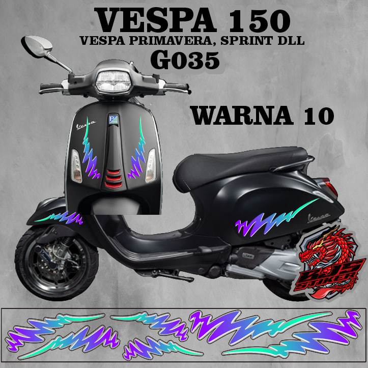 Stiker Pimavera Stiker Vespa Sprint Stiker Vespa 150 / Striping Primavera Striping Vespa Sprint Stri
