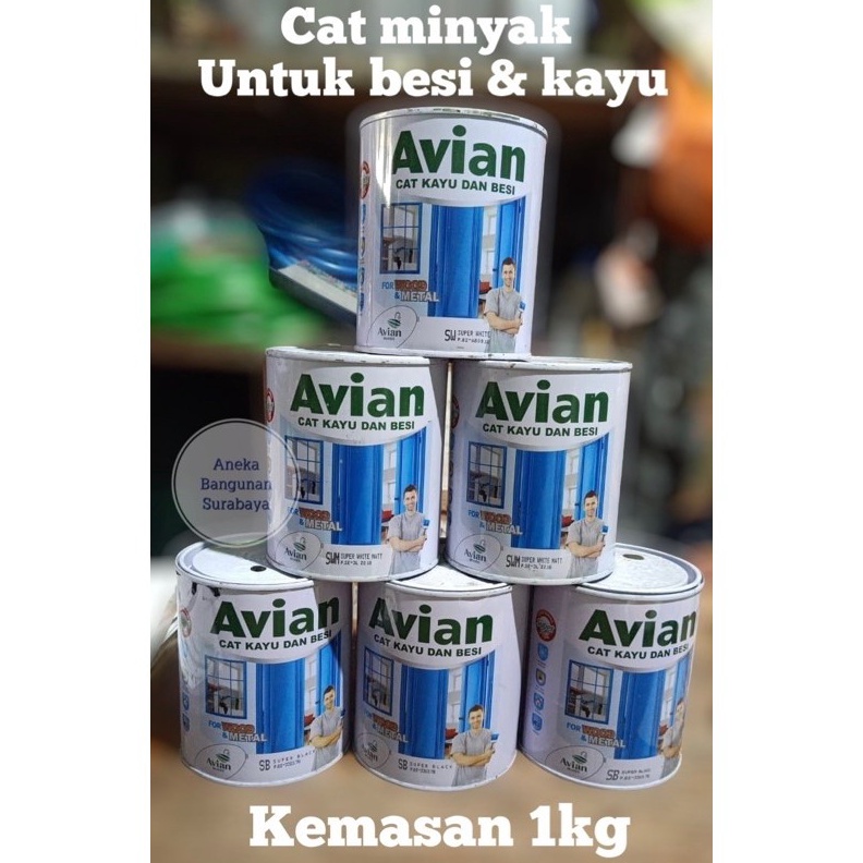 

KODE S6K3 Cat minyak untuk kayu besi AVIAN Paint meni 5kg 1kg
