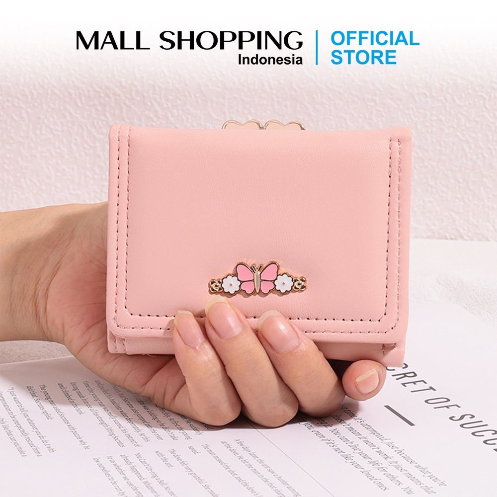 ORIGINAL DOMPET WANITA TEBAL DOMPET LIPAT UANG KERTAS DOMPET KARTU KOIN PEREMPUAN KOREAN STYLE LUCU