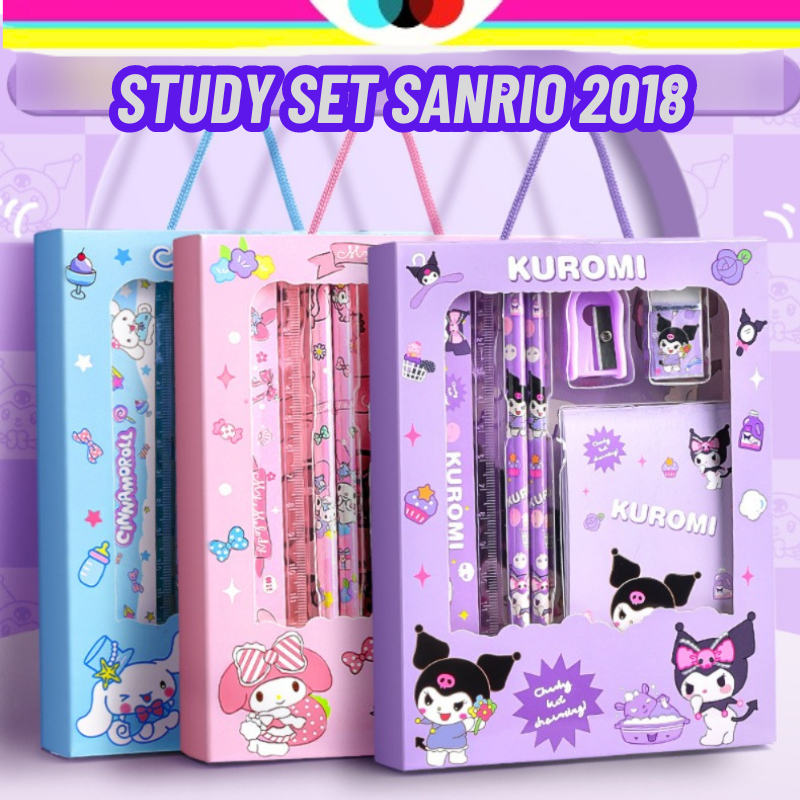 

STUDY SET SANRIO 2018 | SET ALAT TULIS | SET PENSIL PULPEN | KADO ANAK ULANG TAHUN | PERALATAN TULIS | PERLENGKAPAN MENULIS ANAK | ALAT TULIS SEKOLAH | ALAT TULIS KANTOR | KUROMI | MELODY | CINAMORROL | DBEST