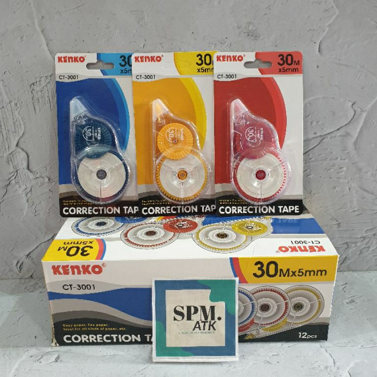 

12 Pcs Tipex Roll Kenko CT31 3M KODE O7C1