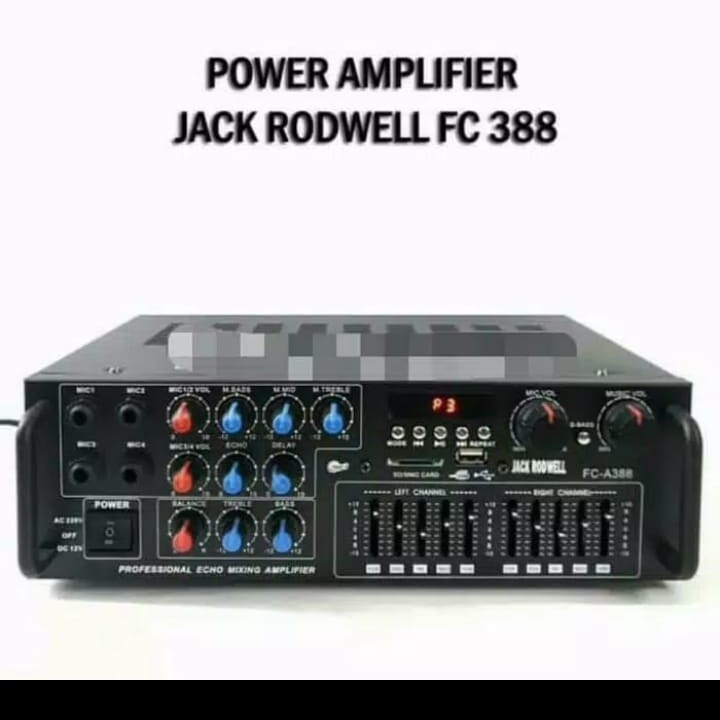 Ampli Speaker JACK RODWELL FC388 Bluetooth Ampli karaoke