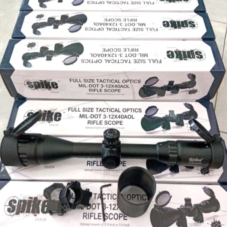 KODE M69D Teleskop Teropong Original SPIKE 312X4 AOL Tahan Getar Anti Air