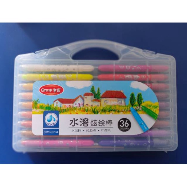 

SPONTAN Crayon 36 warna GRASP mata SEDANG