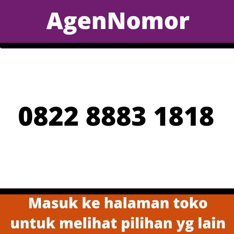 telkomsel simpati 8883 1818 nomor cantik kartu perdana internet 4G simcard 5G