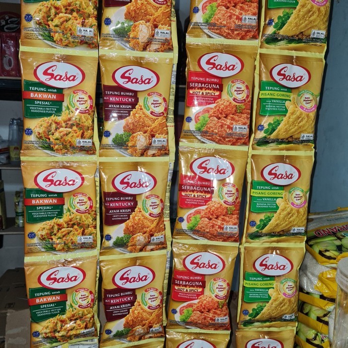 

TEPUNG BUMBU SASA SERBAGUNA 70 - 90 GR ALL VARIAN