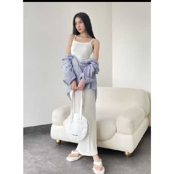 jku LONGDRESS BODYCON LUNA LONG DRESS BODYCON DRES TANKTOP PANJANG MAXI DRESS PARTY