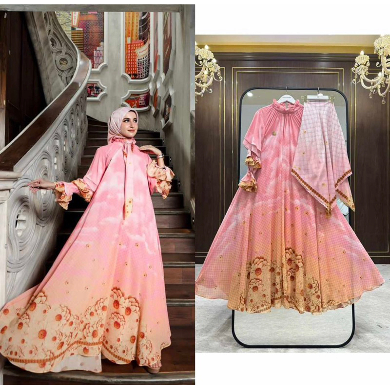 SHELLASAUKIA DRESS SET AWAN