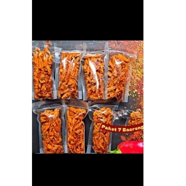 

(PAKET HEMAT) TUJUH BUNGKUS BASRENG PEDAS EKSTRA DAUN JERUK