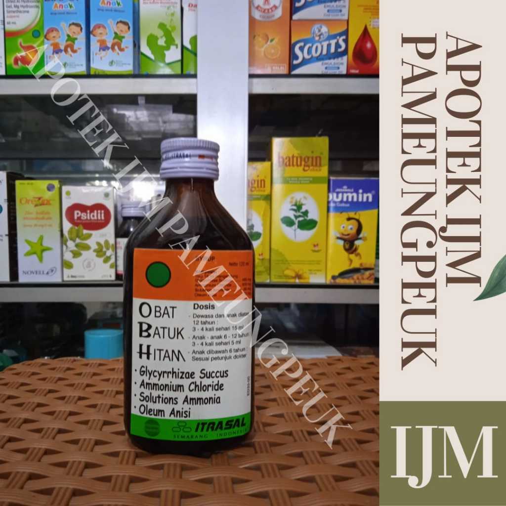 OBH (Obat Batuk Hitam) ITRASAL SIRUP 120 Ml
