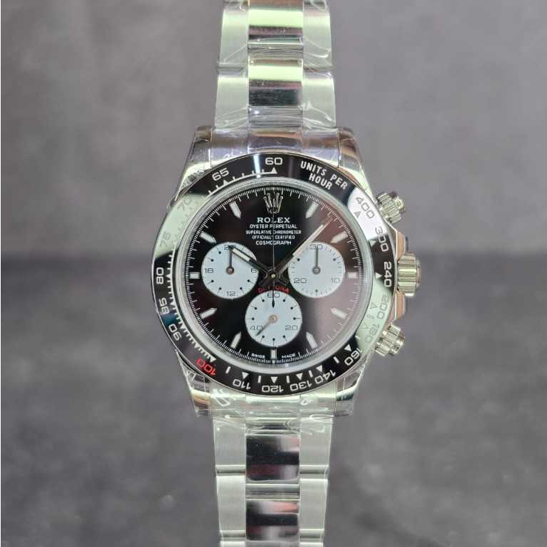 Jam tangan rolex otomatis asli - Jam Pria keren 2024 model Swiss ETA 7750 Komplite Box Rolex Origina