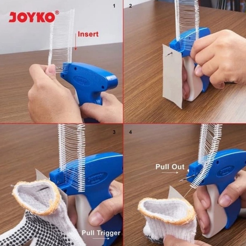 

WAH JOYKO T6 Tag Gun Tembak Barcode Harga Alat Label Merk Baju TG6