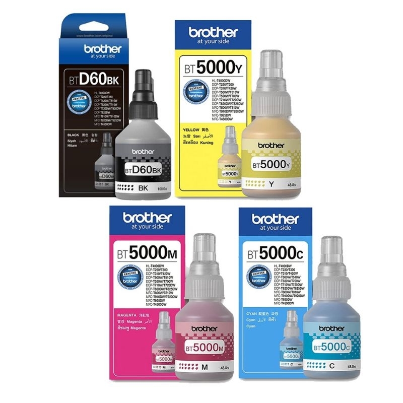 Tinta Brother BT5000C (1set)HL-T4000DW DCP-T310 DCP-T510W DCP-T710W