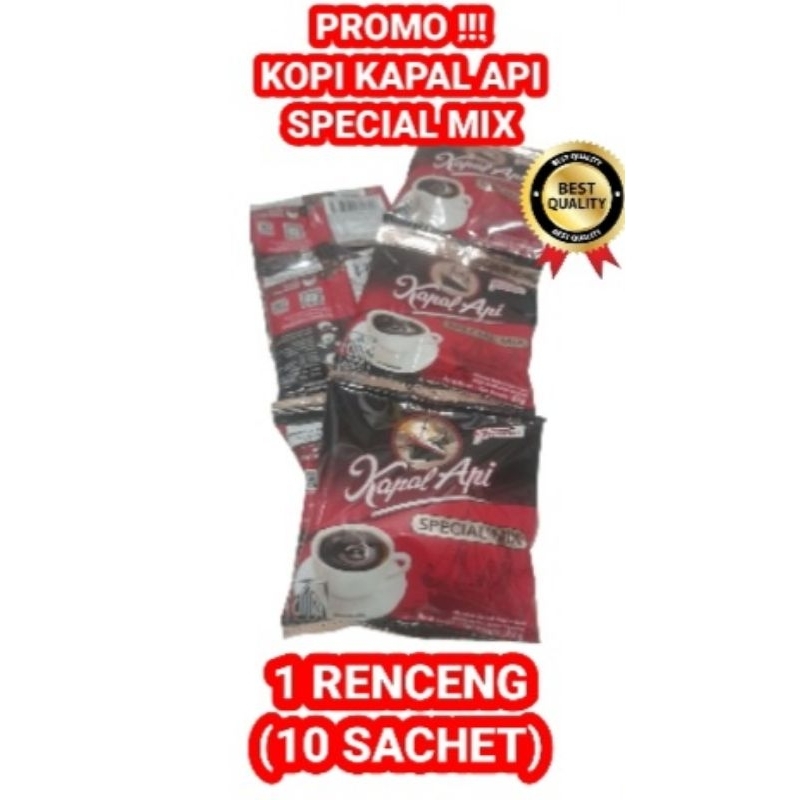 

kopi kapal api special mix 1 renceng isi 10 sachet