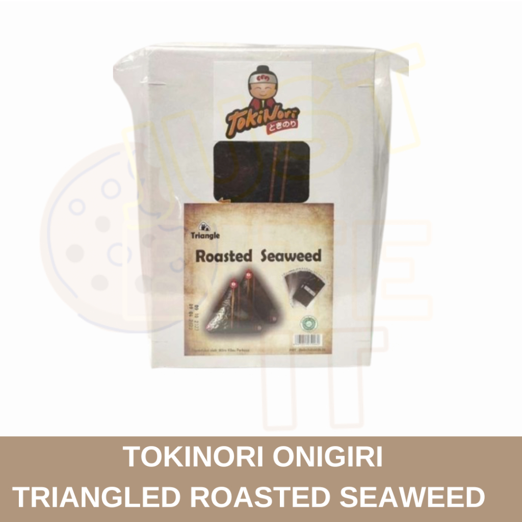 

TOKINORI ONIGIRI TRIANGLED ROASTED SEAWEED ISI 100 LEMBAR