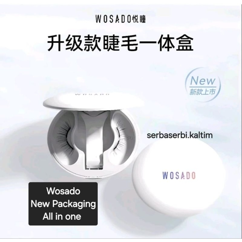 READY WOSADO  Magnetic Eyelash No 1 Silky Black - Fake Eyelash - Bulu mata Palsu Samarinda Kalimanta