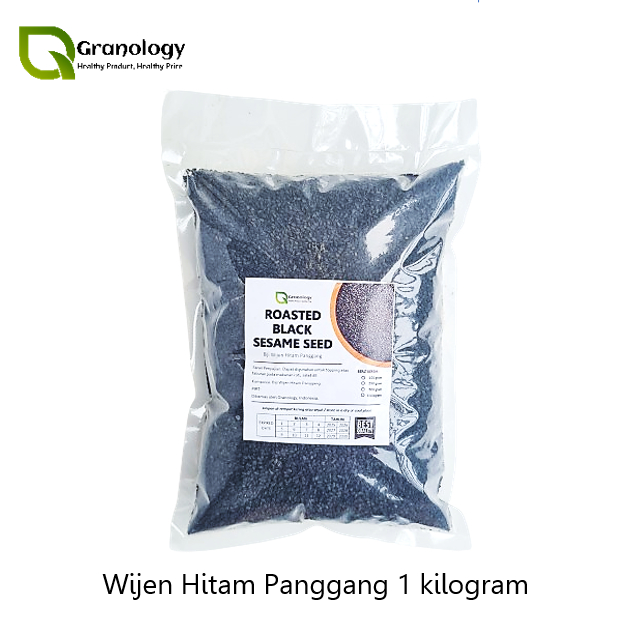 

Wijen Hitam Panggang / Roasted Black Sesame Seed 1 kilogram
