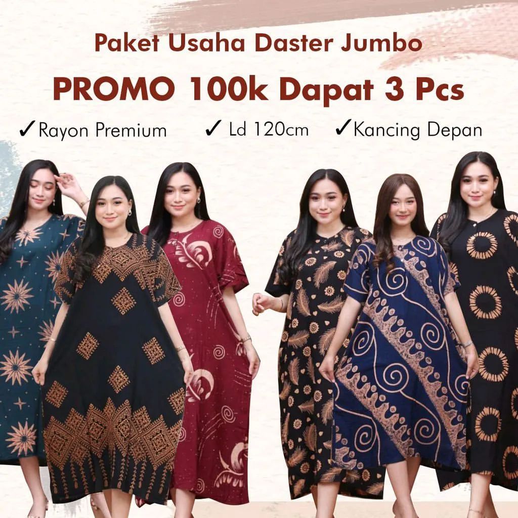Daster 100rb dapat 3pcs daster bali daster viral daster kekinian